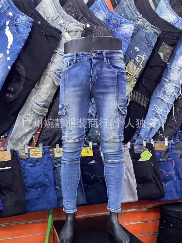 Men 'sストレッチfeet jeans高品質男性小足ガードルジーンズの対外貿易ソース|undefined