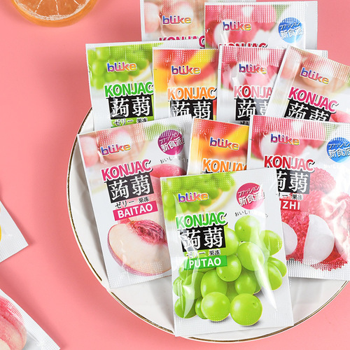 Golden Fortune Spring Water Konjac Jelly 0 Fat Sucking Jelly 160g Pudding Jelly Full Carton 80 Bags New Date
