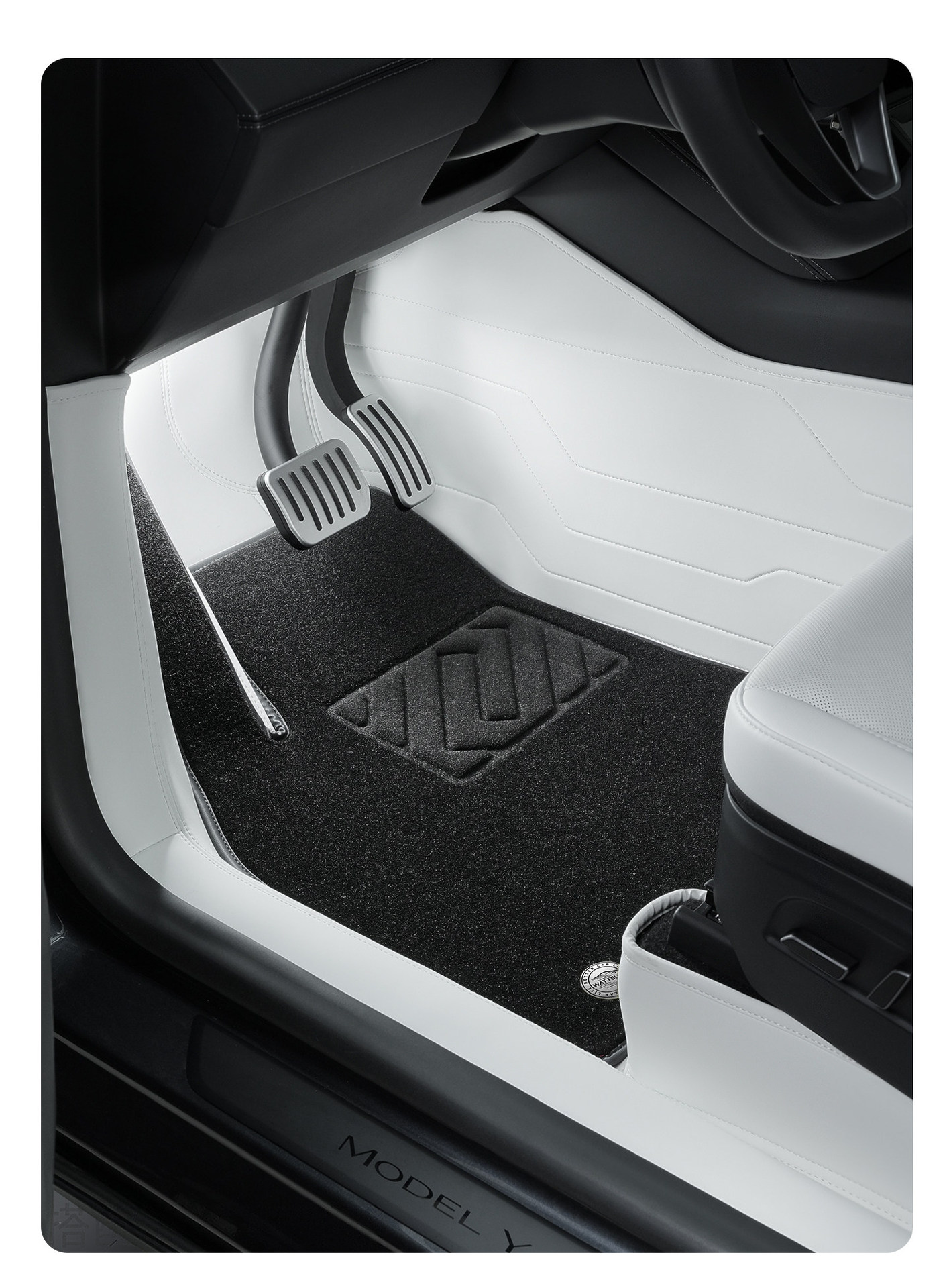 Suitable for Tesla Model Y, New Model Y, and Model 3, Full Coverage Car Floor Mats That Are Non-Destructive and Require No Disassembly