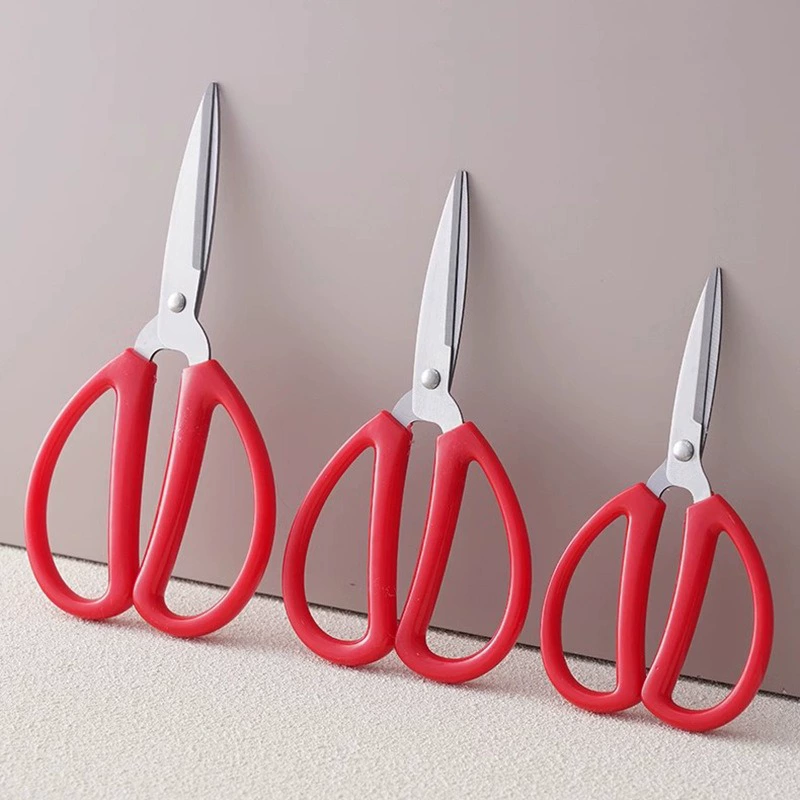 Многофункциональные кухонные ножницы, красные офисные ножницы, ножницы из нержавеющей стали, гражданские ножницы, ножницы для резки лент для студентов