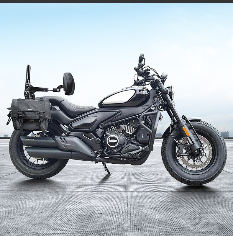 Suitable for Cfmoto 550Clc Bumper Folding Backrest Quick-Release Side Bag Rear Backrest Passenger Backrest Rear Rack Modification