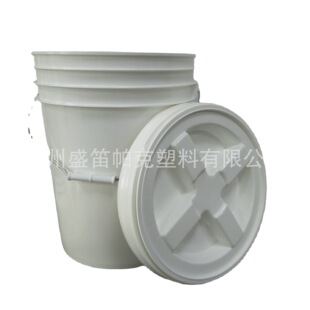 5GAL pet feed bucket (20L + screw lid repeatedly opened with sealing effect)