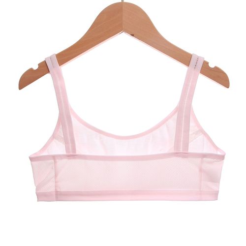 Girls' underwear breathable mesh cotton thin section development girls underwear bra summer children's vest tube top suspenders