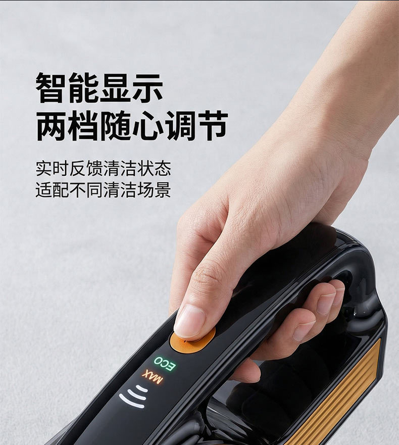 Wireless Handheld Vacuum Cleaner for Home Use with High Suction Power, Car-Mounted Blowing and Suction All-In-One Machine, Cyclone Dust Collection Bin, Smart Display for Vacuuming