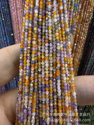 Zərgərlik ara hissələri: Round Beads, Semi-Finished DIY Loose - new-gradient-color-11