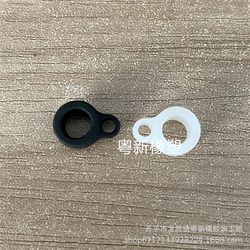 6mm充电数据线转接头软硅胶挂环2B铅笔弹性拉伸防丢挂绳套圆O型圈