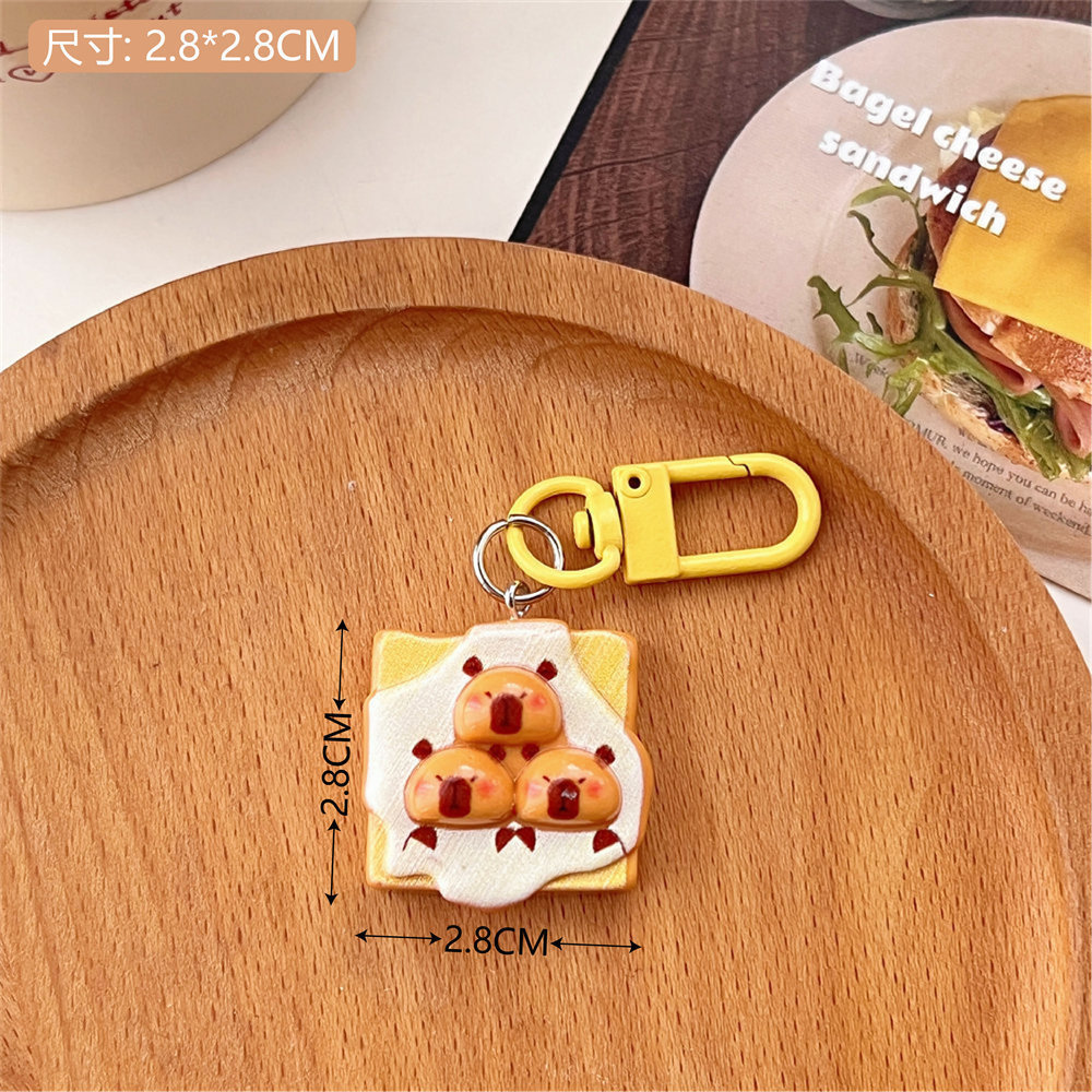 4 colgante de pan de cabeza de marsopa sin aletas