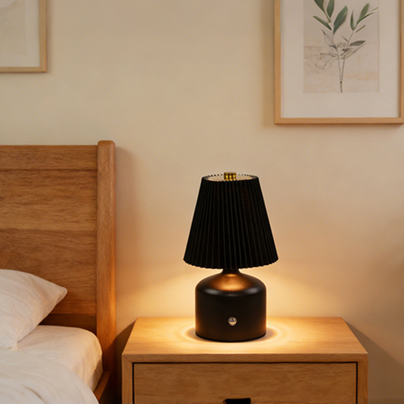 Amazon transfronteriza redonda creativa lámpara de hongo LED lámpara de escritorio USB lámpara de noche dormitorio lámpara de cabecera decorativa luz de atmósfera image 14