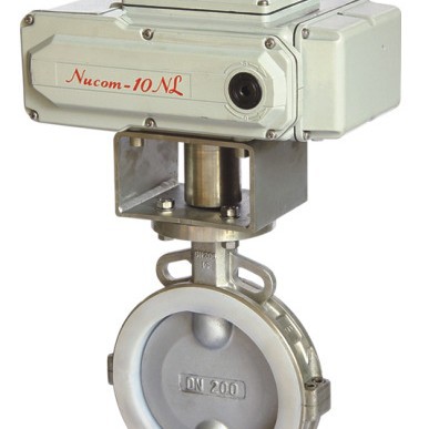 供应D971F4电动衬四氟蝶阀