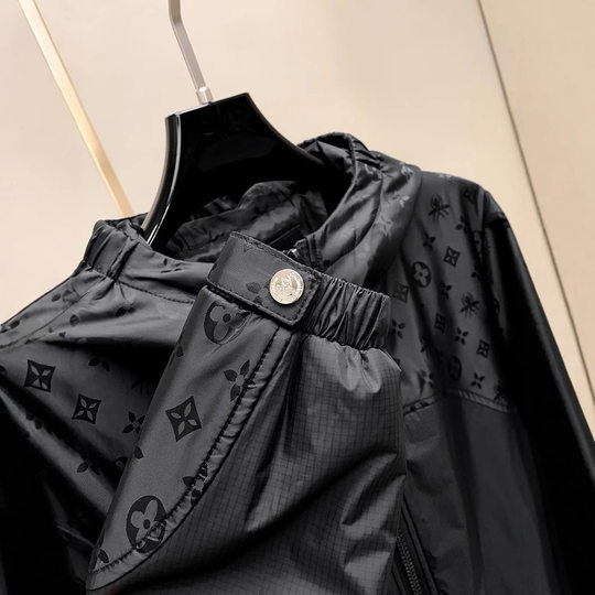 2025 Spring and Summer New Men's Hooded Thin Jacket Coat Super Explosive European Station Fashion Big Brand Men's Fashion