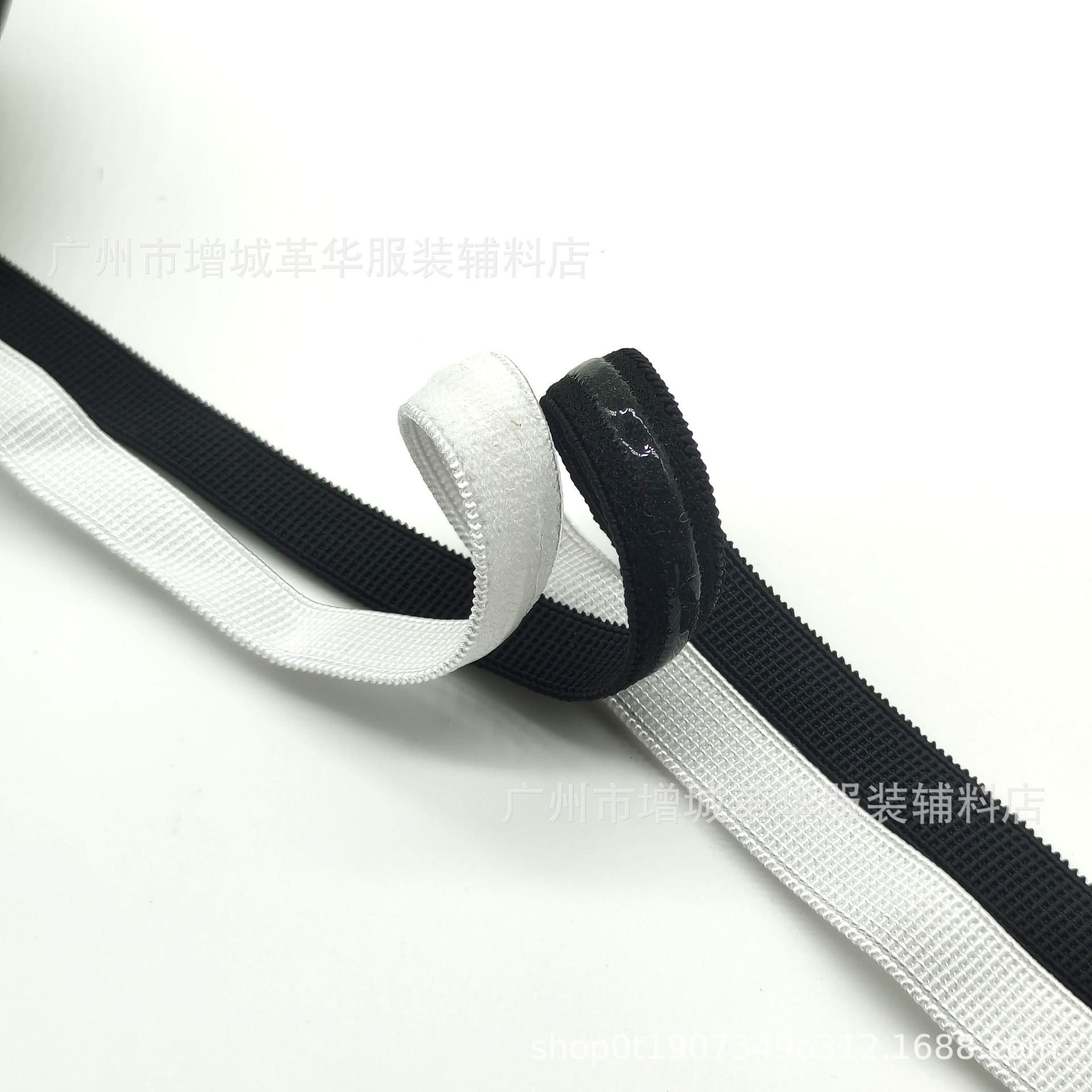 现货批发1cm滴胶防滑松紧带彩色硅胶肩带止滑弹力带内衣防滑条