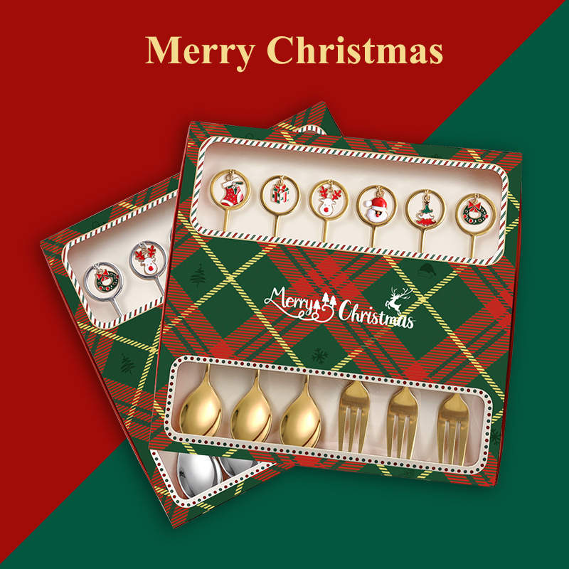 Creative Christmas tableware stainless steel