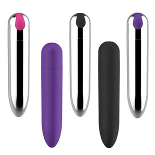 Foreign trade hot model 10-frequency vibration waterproof rechargeable bullet flirting and masturbation female vibrator adult sex toy
