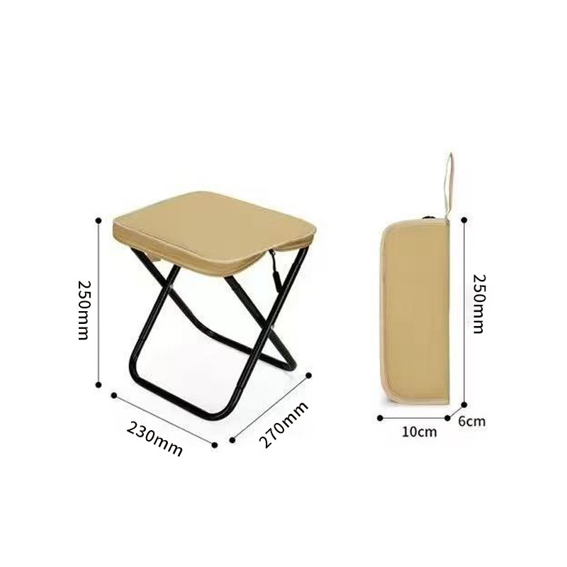 필통 접이식 의자 카키색 (소형)