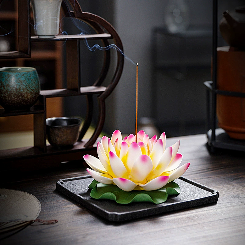 Новый китайский стиль лотосовые керамические украшения, Zen домашние аксессуары, гостиная, буддийский зал, буддийское декоративное изделие