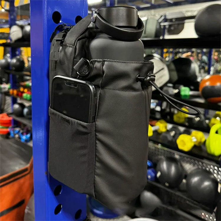 Трансграничная горячая распродажа, сумка для фитнеса, магнитная сумка для бутылки с водой, сумка через плечо для чашки воды, сумка для хранения ключей для мобильного телефона в тренажерном зале, готовый запас