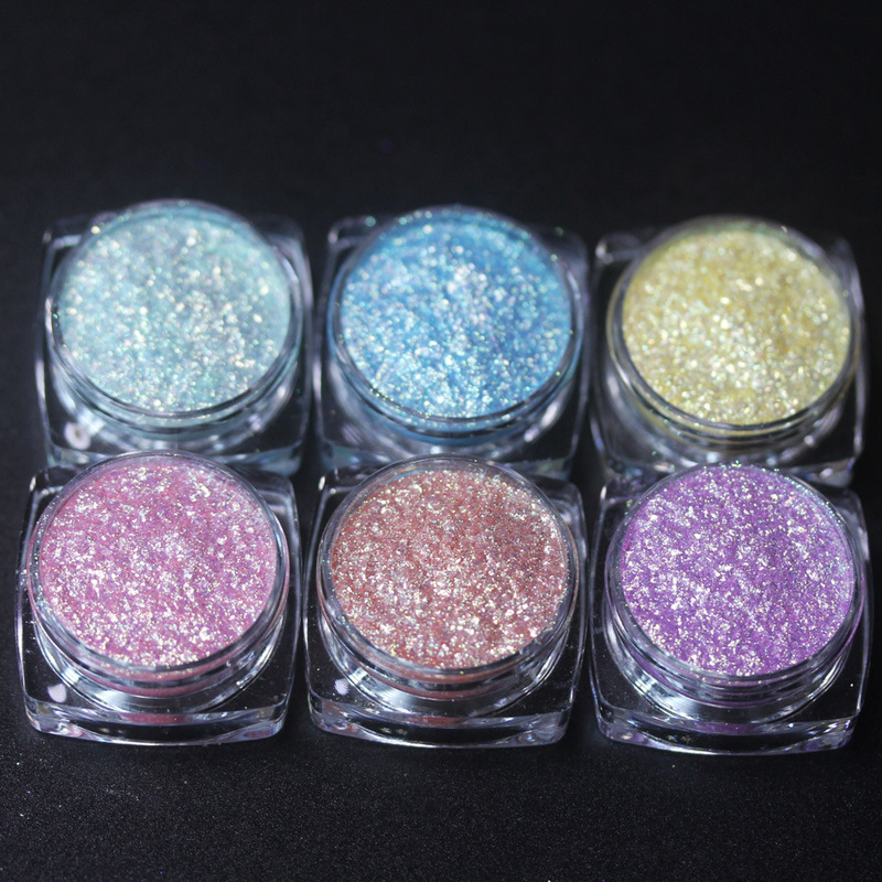 Original Diamond Series Phantom Color Chameleon Fragments Nail Art Makeup Nail Polish Crafts Drop Glue Pearlescent Pigment