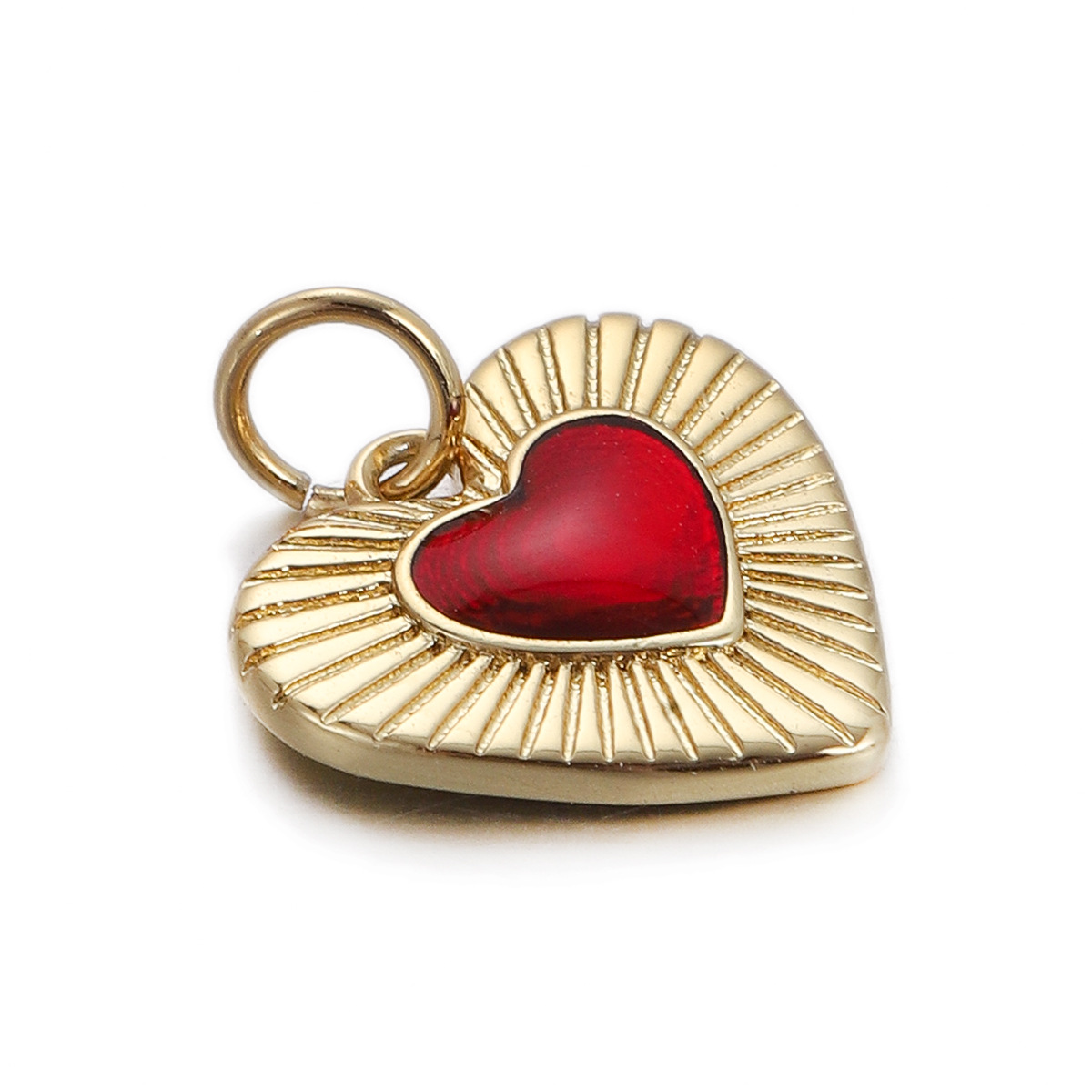 5g Weight Pendant, Chain Jewelry Making Type Copper Chain Material 1 Piece Quantity Holiday, Daily Occasion Copper Material Portrait, Heart Shape Pattern Unisex Gender Plating Design Retro, Simple Style Style 1 Piece Copper Portrait Heart Shape Pendant Chain 28