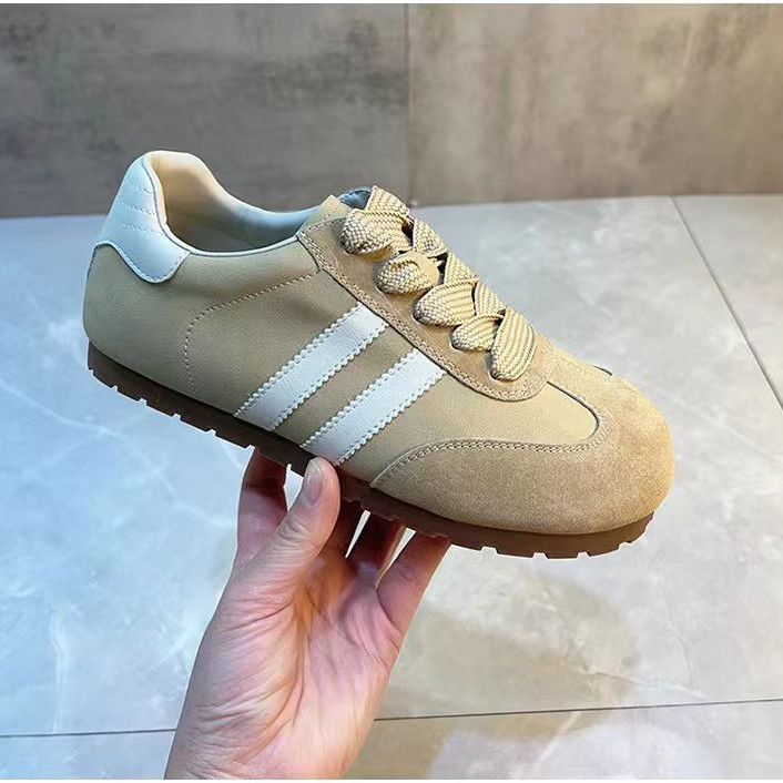 Casual Women's German Trainer Shoes Versatile Flat Sole Sneakers_voghion.com