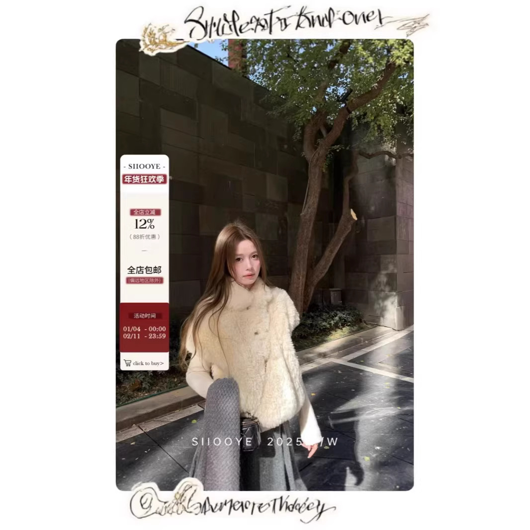 Eco-friendly fur vest/cape/fur coat/short top/sleeveless top