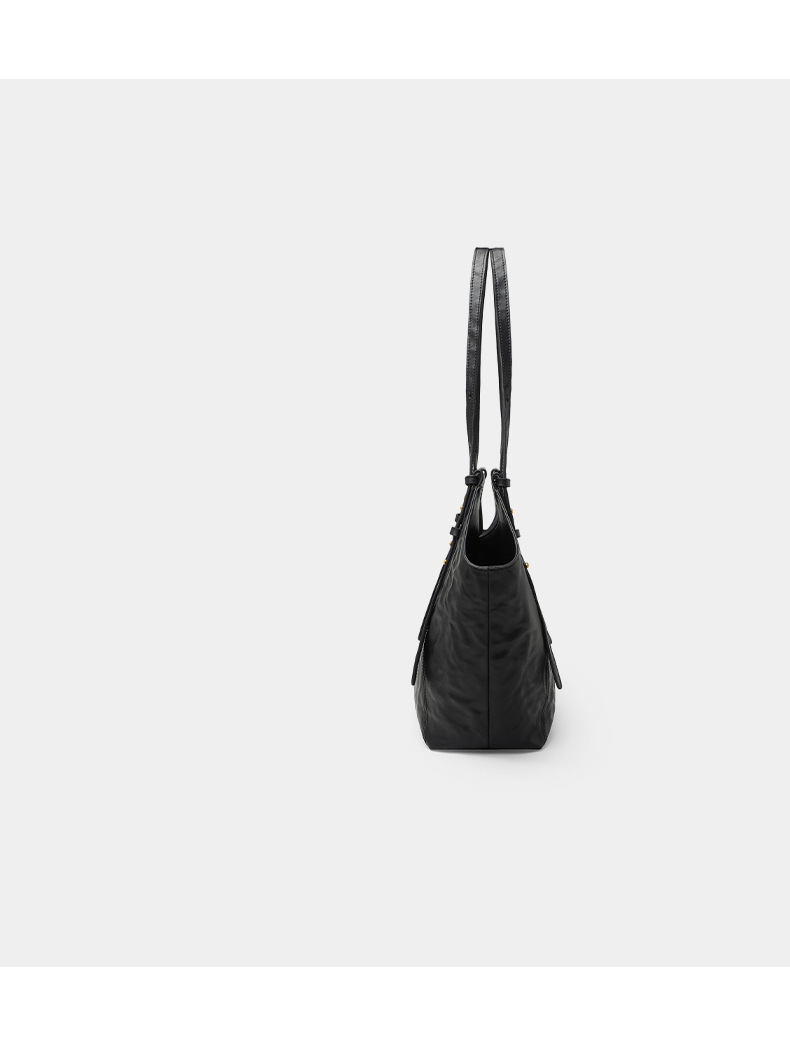 Túi tote da nữ đáy rộng dáng đeo nách — đen, Lời bài hát: Black (Public Version) chi tiết 22