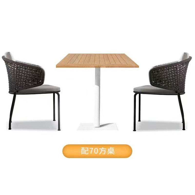 Nordic vine chair hotel lobby restaurante café recepción negociación dormitorio balcón residencial tela de cuerda art de vine