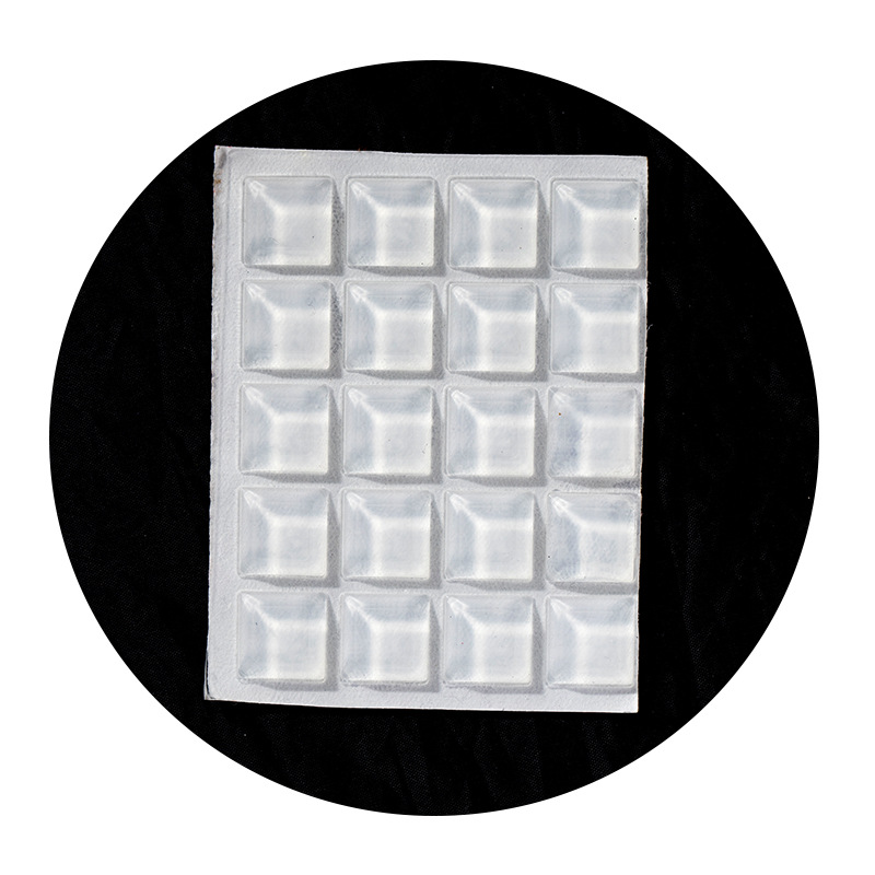 Almohadilla de silicona transparente partículas anticolisión hogar anticolisión almohadilla de goma a prueba de golpes almohadilla de pie autoadhesiva anticolisión partículas antideslizantes silencio