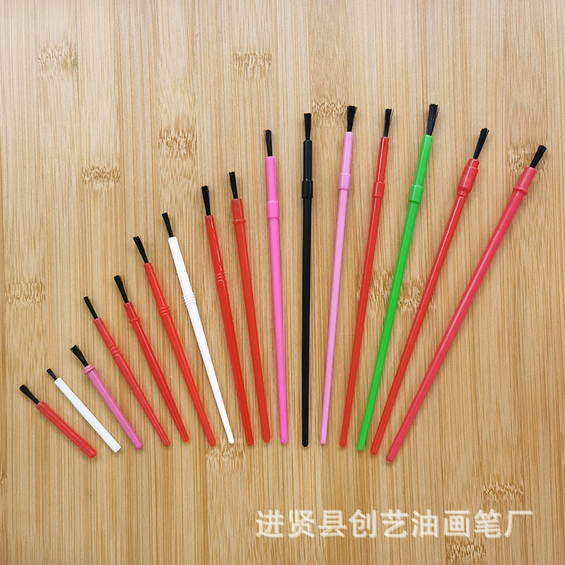 Все Пластиковые кисти 4,8 см-16,5 см детская кисть DIY кисть Ручка