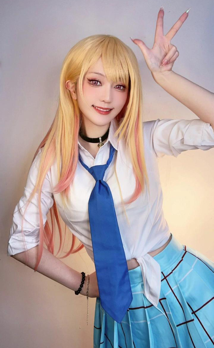 My Dress-Up Darling: Kitagawa Marin | Blue School JK Uniform Cosplay Costume Set