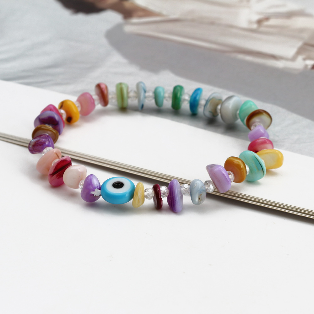 Fashion Eye Copper Inlay Zircon Bracelets 1 Piece