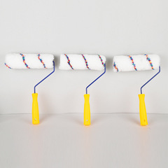 Thickened 9-inch latex paint roller brush—suitable for both interior and exterior walls, featuring long-pile cotton-blend bristles with high paint absorption.