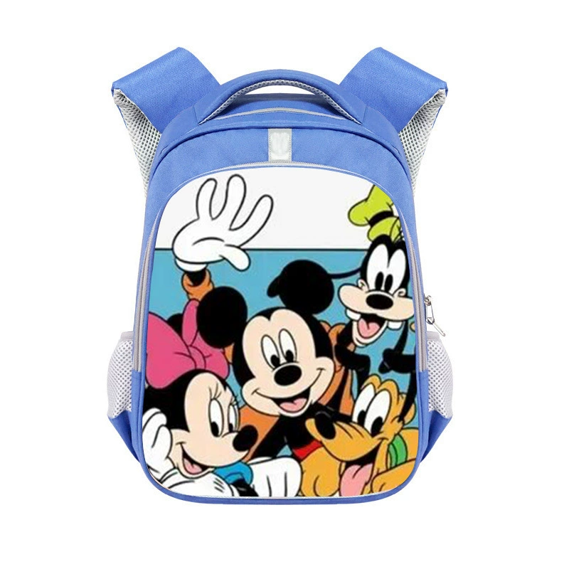 25 новых рюкзаков с Микки Маусом для мальчиков и девочек, милые студенческие детские школьные сумки с героями мультфильмов, модные рюкзаки, снижающие нагрузку, трансграничная партия