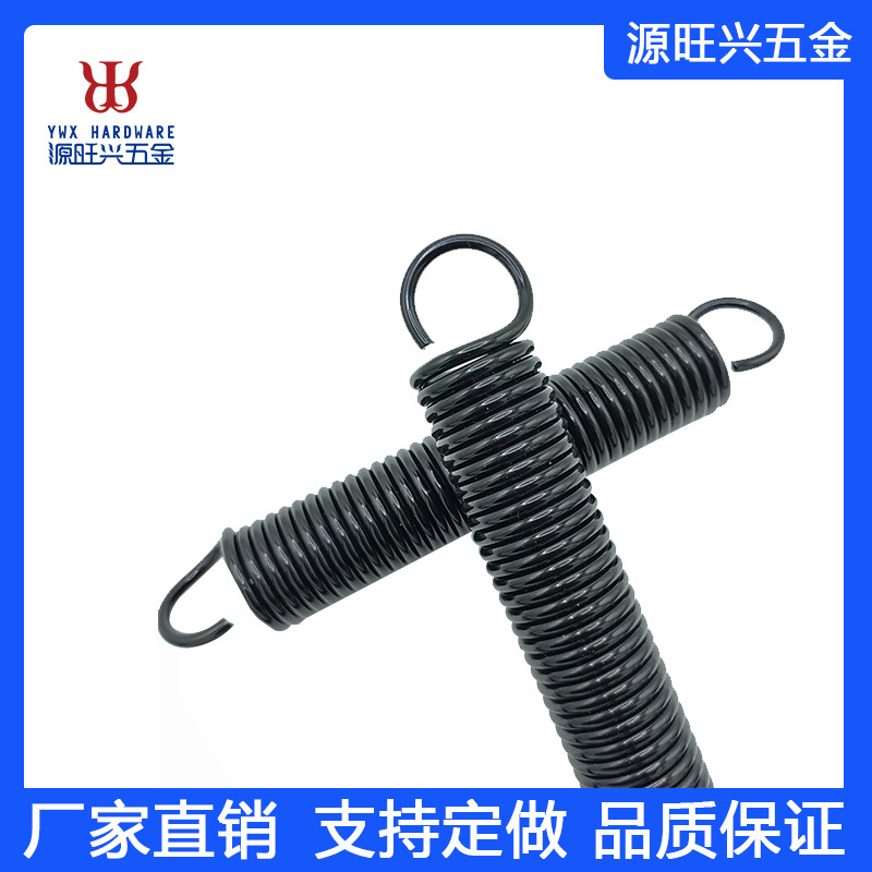 厂家直销不锈钢圆线拉簧带钩拉力拉伸簧机械强扭力弹簧跨境外贸