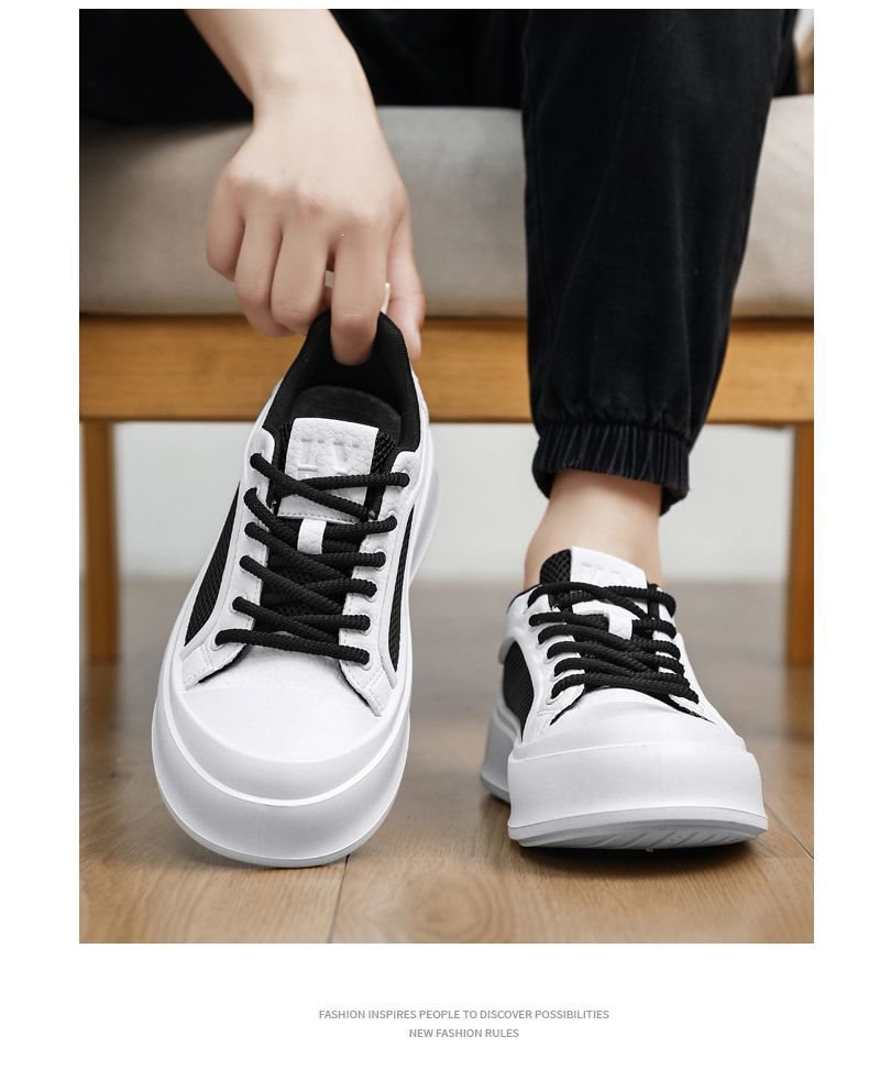 Men's Sneakers, Summer 2026 New Fashion, Thick-soled Casual Running Shoes, Mesh, Non-slip, Stylish And Trendy_vogvips.com