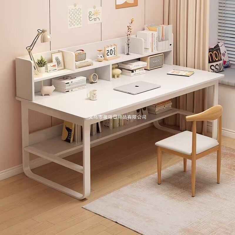Computer Desk, Bedroom Home Desk, Student Study Desk, Simple Writing Desk, Bookshelf Integrated Desk, Minimalist Office Desk
