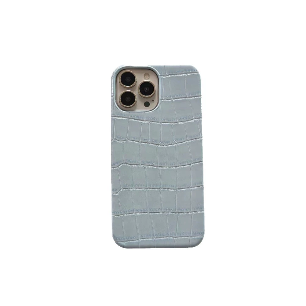 Чехол для телефона (серия iPhone 16) кожа крокодила на ПК, тонкий защитный