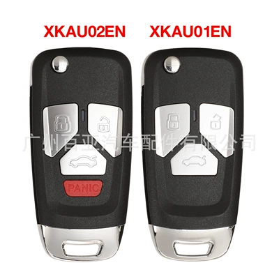 For 3/4 Keys Audi Style XKAU01EN/xkau02EN Neutral Wired Remote Control Car Key
