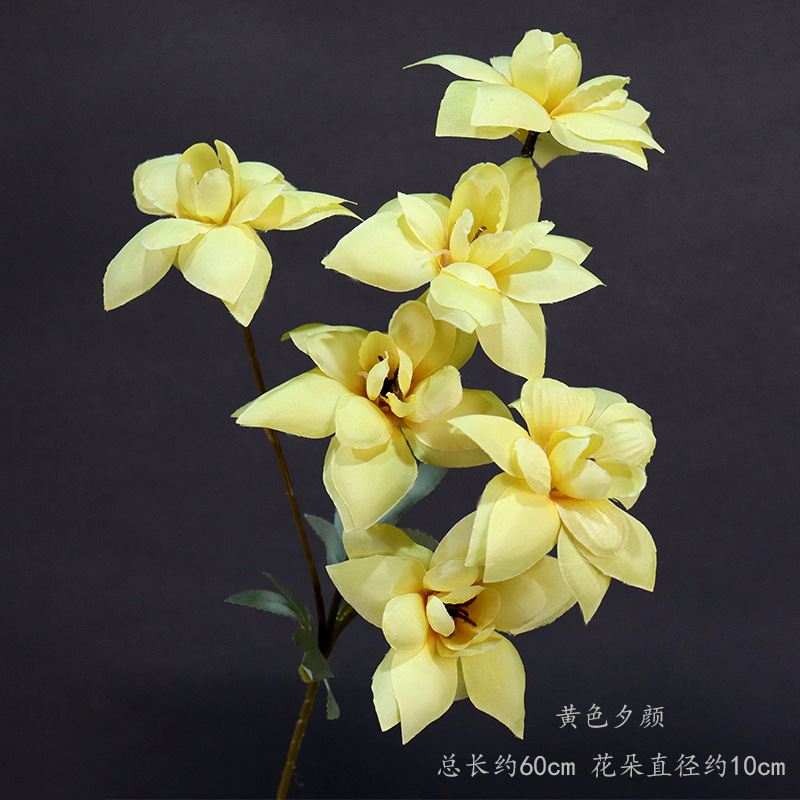 Serie de bodas de rosas amarillas Material floral de simulación Centro comercial de bodas Fondo de decoración de ventana Guía de ruta Arreglo floral Arreglo floral Arreglo floral