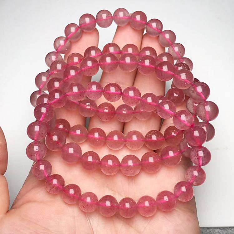 Ethnic Style Solid Color Transparent Crystal Bracelets display picture 5