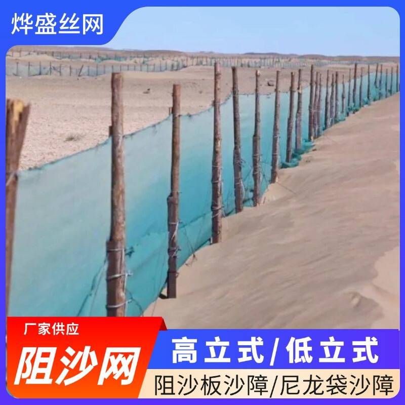 High vertical nylon windproof sand-fixing net on both sides of highway windproof sand-fixing net High vertical nylon windproof sand-fixing net on both sides of highway windproof sand-fixing net