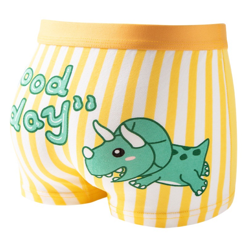 New baby boys' underwear children's class a cotton boxers youth cotton shorts boys' pants head without PP