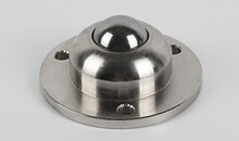 重载型万向球MYL-19/MYL-25/MYL-38牛眼轮滚珠底部安装法兰