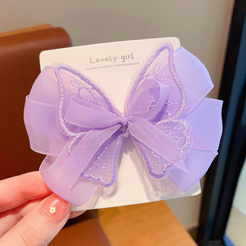 2 # 나비 자수 (보라색)