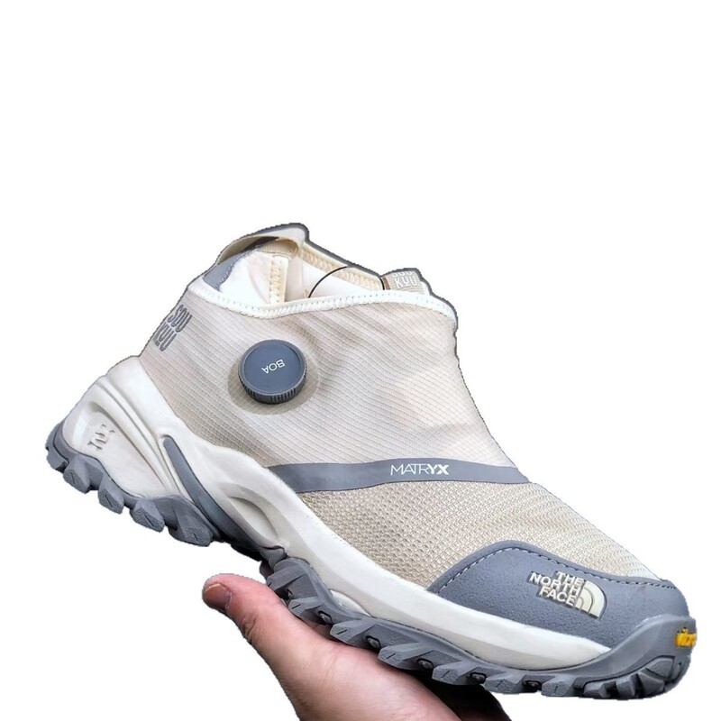 Putian Pure Original the North Face Hedgehog Series Comfortable and Versatile Mid-Top Hiking Shoes