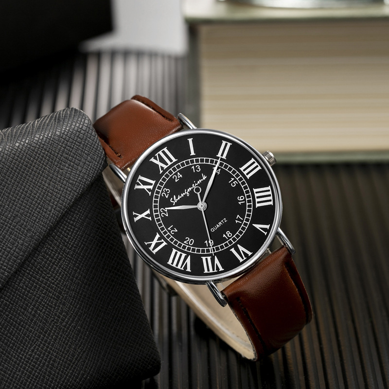 Orologio da uomo al quarzo sottile, semplice, da cintura, per il tempo libero, alla moda_voghion.com