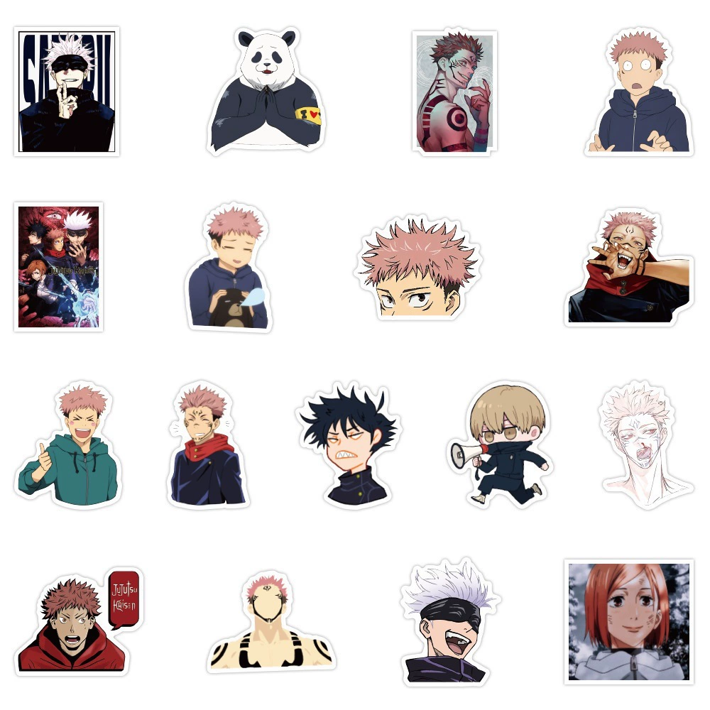 Наклейки «100 проклятий», стикеры для чехла телефона и компьютера, Jujutsu Kaisen, аниме