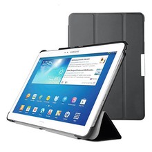 现货适用三星Tab 4 10.1平板皮套T530 T531 T535三折保护套Tab4壳