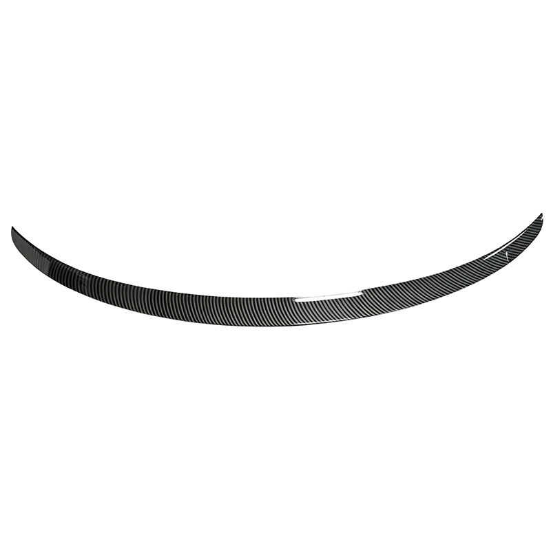 Cross-border bestseller suitable for Tesla model car rear spoiler, black carbon fiber pattern thickened fixed wind wing modification accessory