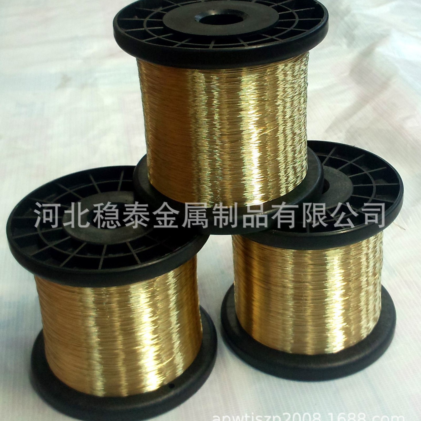 厂家供应黄铜丝，直径0.3mm，5公斤/轴