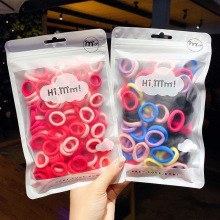 新款毛巾圈 儿童发圈皮筋高质量批发头绳韩版彩色可爱大弹力发绳